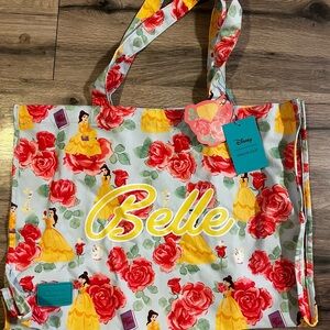 Posh Peanut Disney Belle Floral Tote Bag